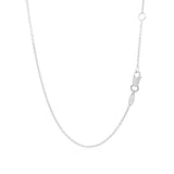 14k White Gold Smooth Flat Horizontal Bar Style Necklace - Premium Necklaces - Just $479.99! Shop now at Pulse Designer Fashion