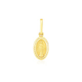 14k Yellow Gold Oval Religious Medal Pendant - Premium Pendants - Just $199.99! Shop now at Pulse Designer Fashion