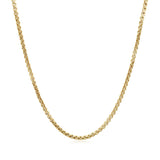 14k Yellow Gold Solid Round Box Chain 1.6 mm - Premium Chains - Just $1048.99! Shop now at Pulse Designer Fashion