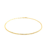 10k Yellow Gold Sparkle Anklet 1.5mm - Premium Anklets - Just $210.99! Shop now at Pulse Designer Fashion