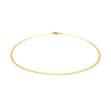 14k Yellow Gold Mariner Link Anklet 1.7mm - Premium Anklets - Just $231.99! Shop now at Pulse Designer Fashion