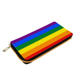 Pride Rainbow Zipper Purse Clutch Bag Pulse Designer Fashion 