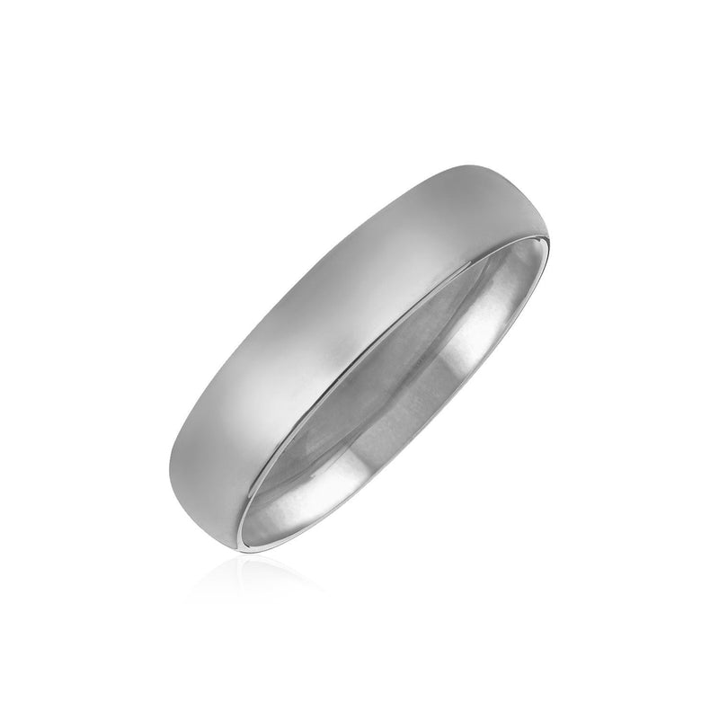 14k White Gold 5mm Comfort Fit Wedding Band - Premium Gold - Just $191! Shop now at Pulse Designer Fashion