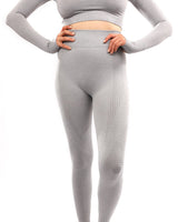 Fratessa Seamless Legging - Grey - Premium Seamless Legging - Just $44.50! Shop now at Pulse Designer Fashion