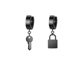 Mister Lock & Key Earrings - Premium Earrings - Just $97.75! Shop now at Pulse Designer Fashion