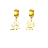 Mister Old English NY Earrings - Premium Earrings - Just $89.50! Shop now at Pulse Designer Fashion