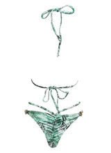 Megan Triangle Top & Strappy Tango Bottom - Tiger Ocelot - Premium Swimwear - Just $145.25! Shop now at Pulse Designer Fashion