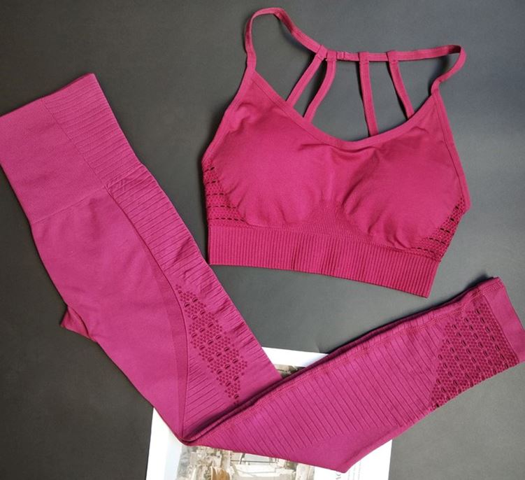 Ketana Seamless Sports Bra With Cutouts in Burgundy - Premium Seamless Sports Bra With Cutouts - Just $52.50! Shop now at Pulse Designer Fashion