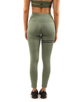 Huntington Set - Leggings & Sports Bra - Olive Green - Premium Legging - Just $60.25! Shop now at Pulse Designer Fashion