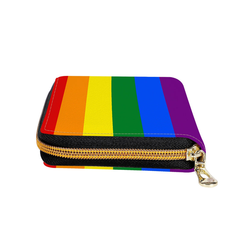 Pride Rainbow Zipper Purse Clutch Bag Pulse Designer Fashion 