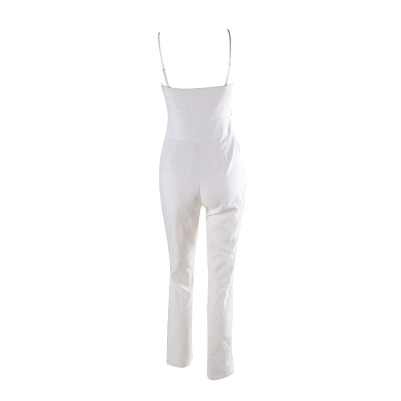 White Jumpsuit - Premium Jumpsuit - Just $132! Shop now at Pulse Designer Fashion