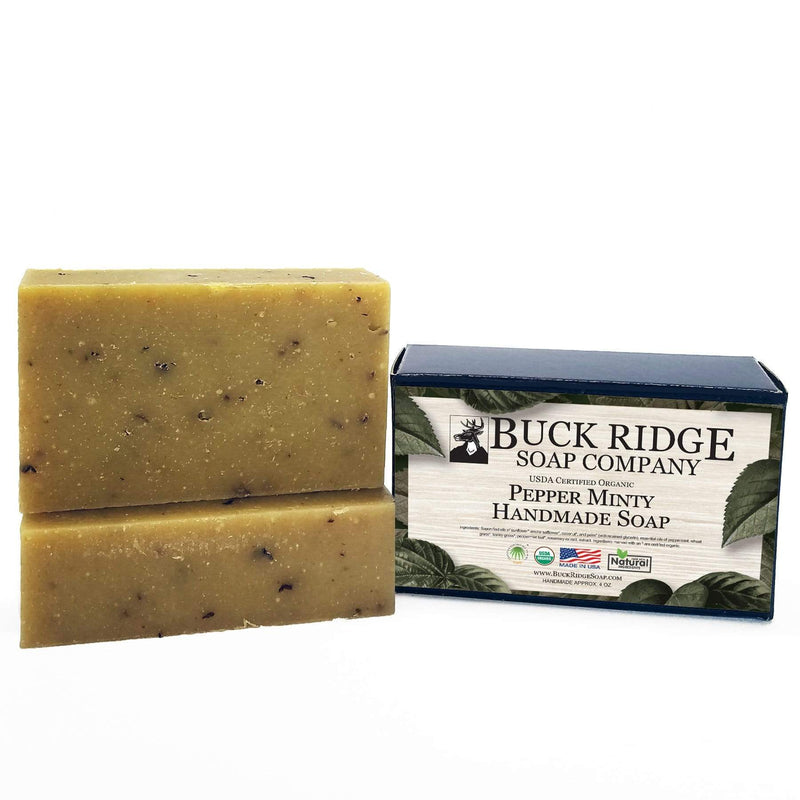 Pepper Minty Handmade Soap - USDA Certified Organic - Premium Bath - Just $23.50! Shop now at Pulse Designer Fashion