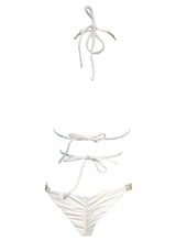 June Strappy Triangle Top & Tango Bottom - White - Premium Swimwear - Just $145.25! Shop now at Pulse Designer Fashion