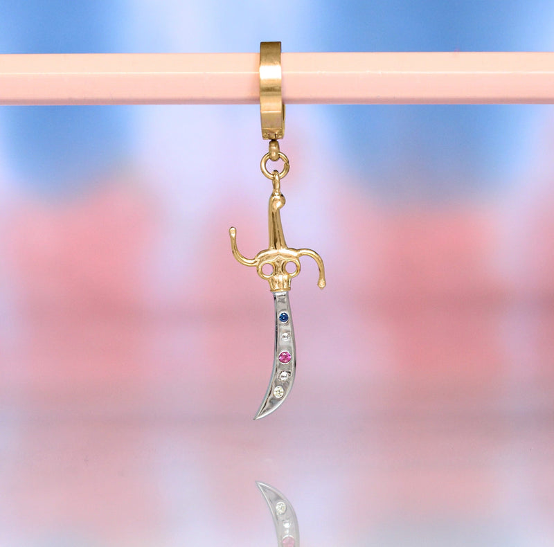 Mister Space Sword Earring - Premium Earrings - Just $64.75! Shop now at Pulse Designer Fashion