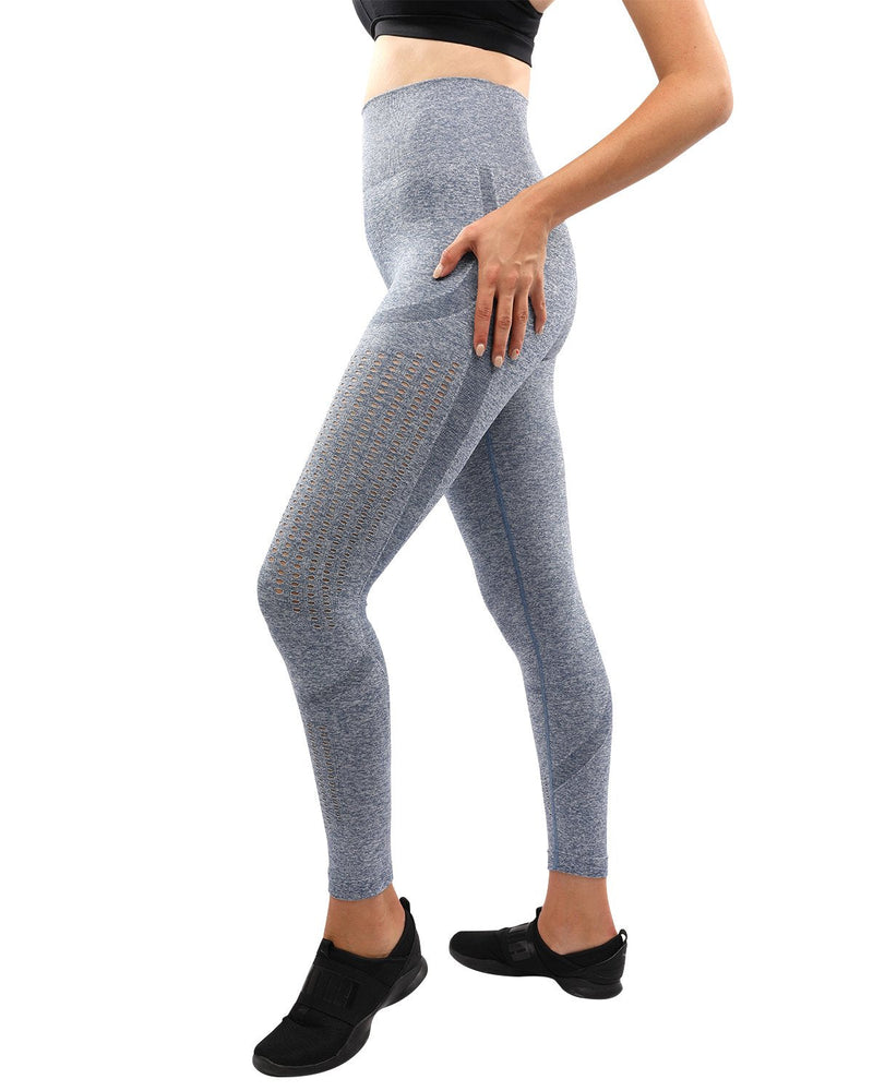 Emmery Seamless Legging - Dark Grey - Premium Seamless Legging - Just $49.75! Shop now at Pulse Designer Fashion