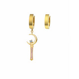 Mister Crystal Wand Earring - Premium Earrings - Just $64.75! Shop now at Pulse Designer Fashion