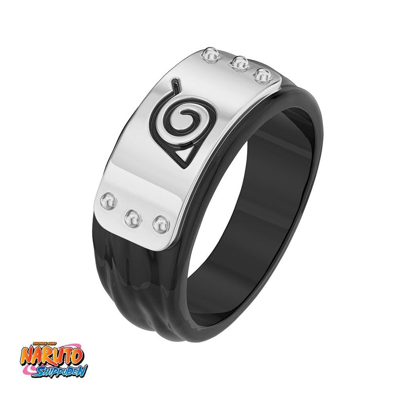 Naruto™ Hidden Leaf Village Headband Ring - Premium Rings - Just $76.25! Shop now at Pulse Designer Fashion