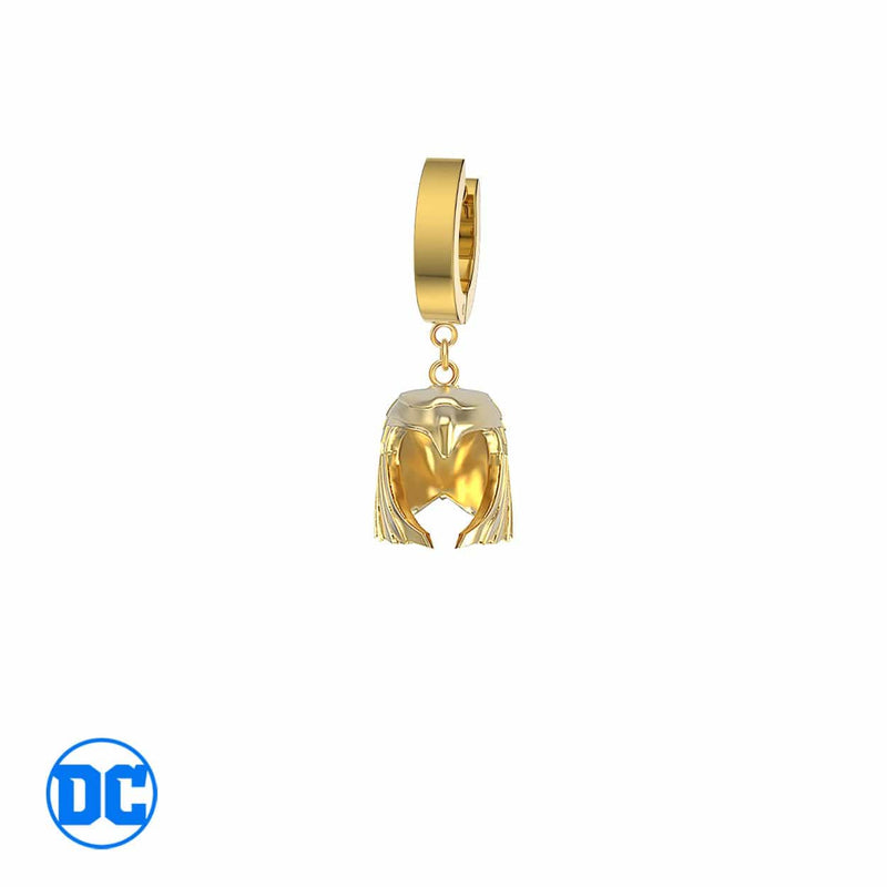 DC Comics™ Golden Armor Earring - Premium Earrings - Just $114.25! Shop now at Pulse Designer Fashion