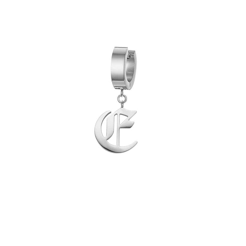 Mister Old English Initial Earrings - Premium Earrings - Just $89.50! Shop now at Pulse Designer Fashion