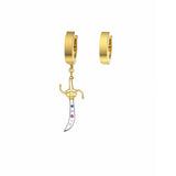 Mister Space Sword Earring - Premium Earrings - Just $64.75! Shop now at Pulse Designer Fashion