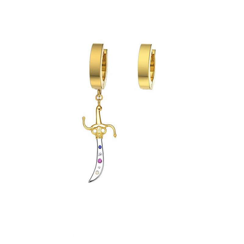 Mister Space Sword Earring - Premium Earrings - Just $64.75! Shop now at Pulse Designer Fashion