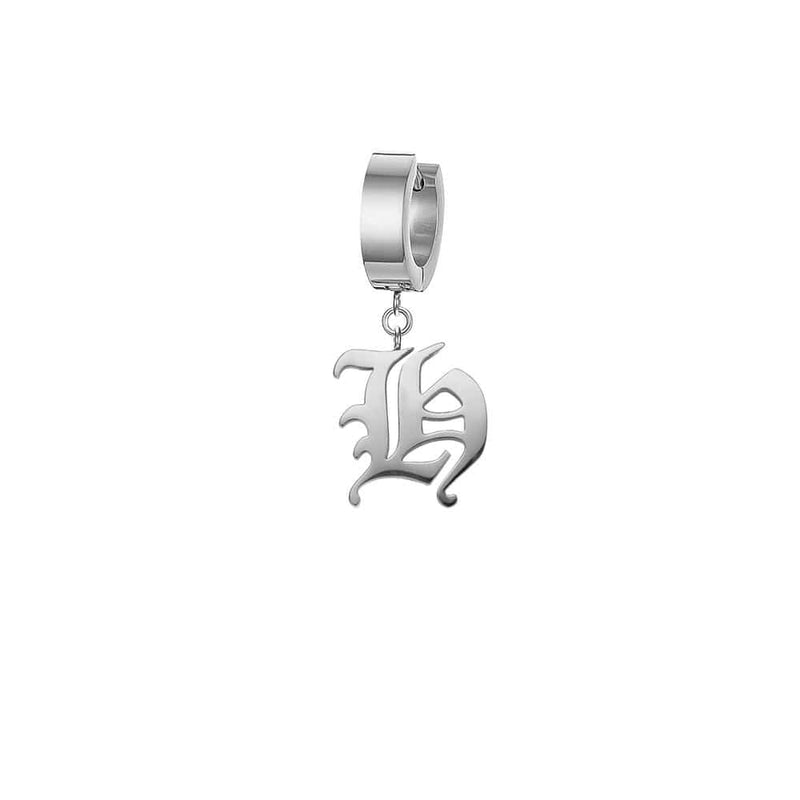 Mister Old English Initial Earrings - Premium Earrings - Just $89.50! Shop now at Pulse Designer Fashion