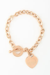 Kanika Heart & Cross Bracelet - Rose Gold - Premium Bracelet - Just $39.50! Shop now at Pulse Designer Fashion