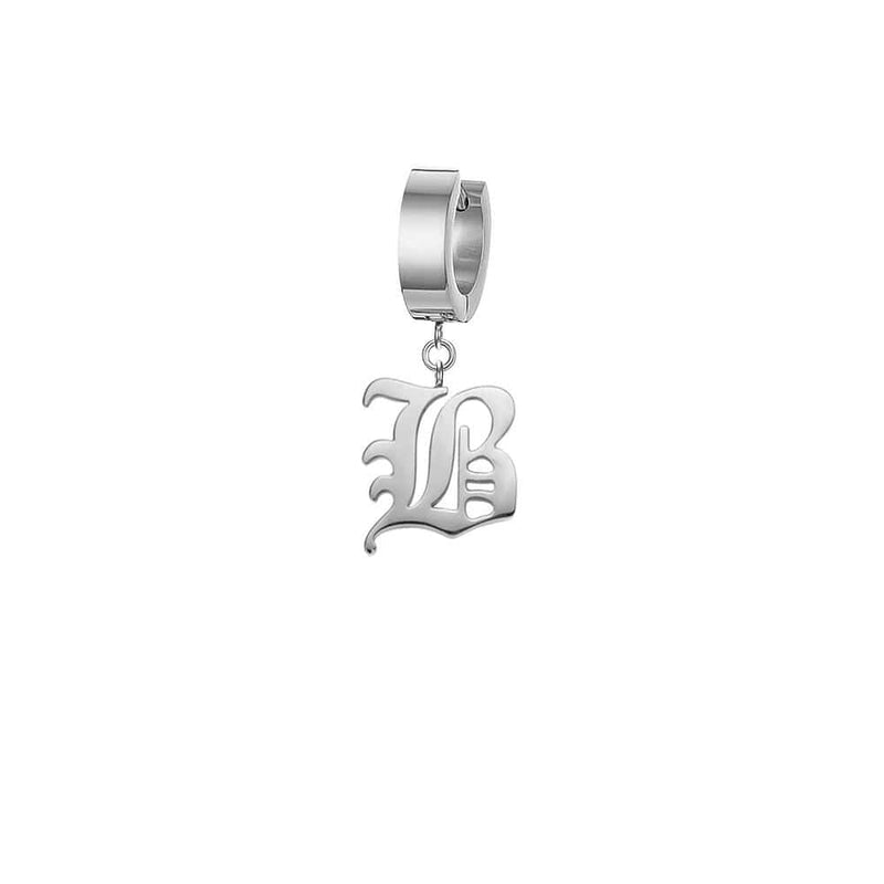 Mister Old English Initial Earrings - Premium Earrings - Just $89.50! Shop now at Pulse Designer Fashion