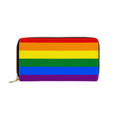 Pride Rainbow Zipper Purse Clutch Bag Pulse Designer Fashion One Size 