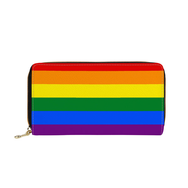 Pride Rainbow Zipper Purse Clutch Bag Pulse Designer Fashion One Size 