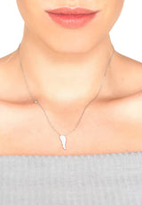 Angel Wing Small Pendant Necklace - Premium Necklaces - Just $125! Shop now at Pulse Designer Fashion