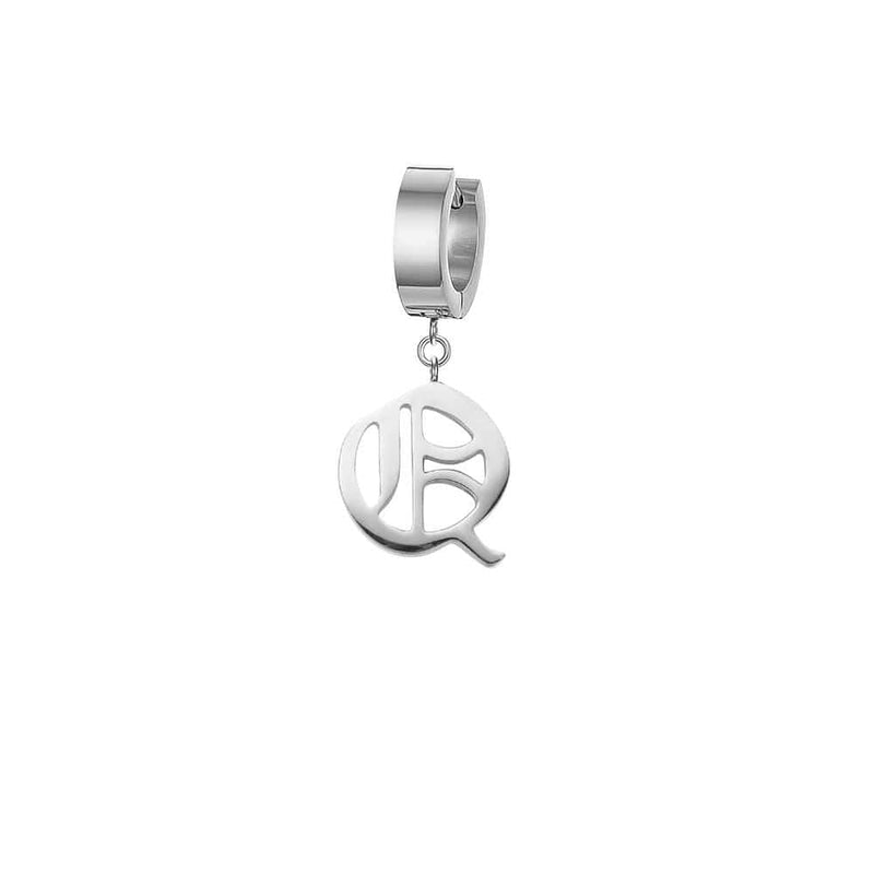 Mister Old English Initial Earrings - Premium Earrings - Just $89.50! Shop now at Pulse Designer Fashion