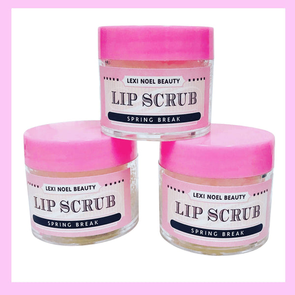 Lip Exfoliator Scrub by Lexi Noel Beauty (Spring Break Coconut ) - Premium Skin Care - Just $18.50! Shop now at Pulse Designer Fashion