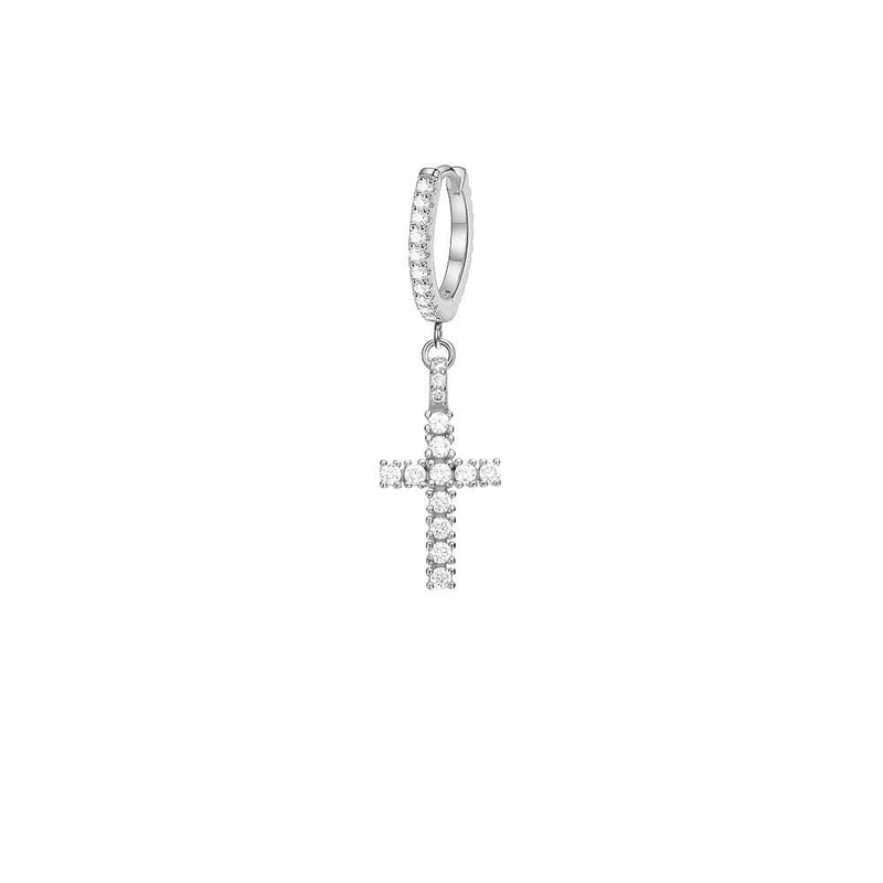 Mister Gem Cross Earring - Premium Earrings - Just $59.75! Shop now at Pulse Designer Fashion