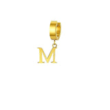 Mister Initial Earring - Premium Earrings - Just $48.25! Shop now at Pulse Designer Fashion