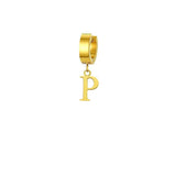 Mister Initial Earring - Premium Earrings - Just $48.25! Shop now at Pulse Designer Fashion