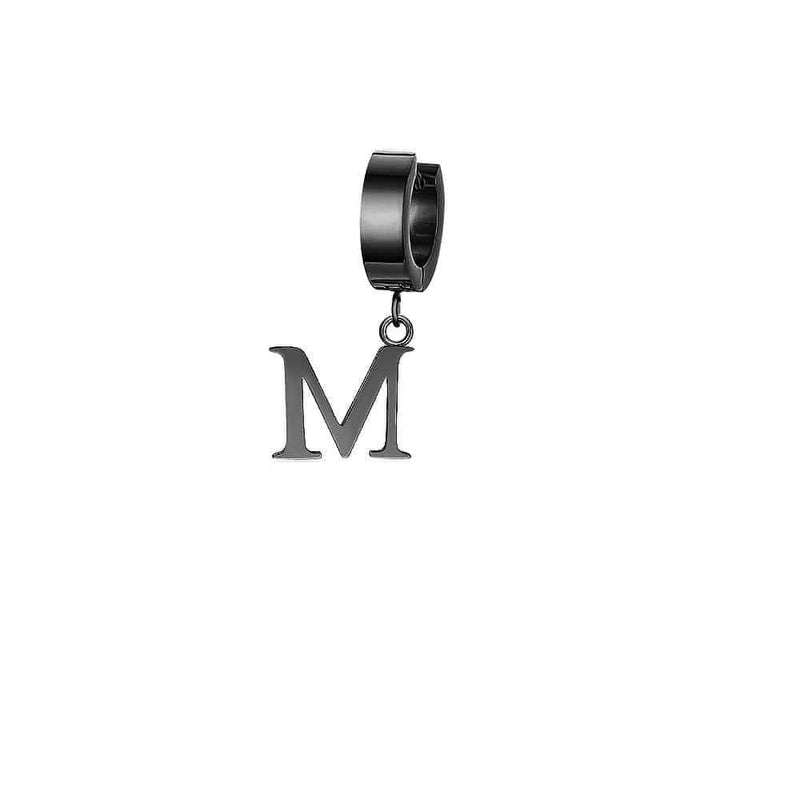 Mister Initial Earring - Premium Earrings - Just $48.25! Shop now at Pulse Designer Fashion