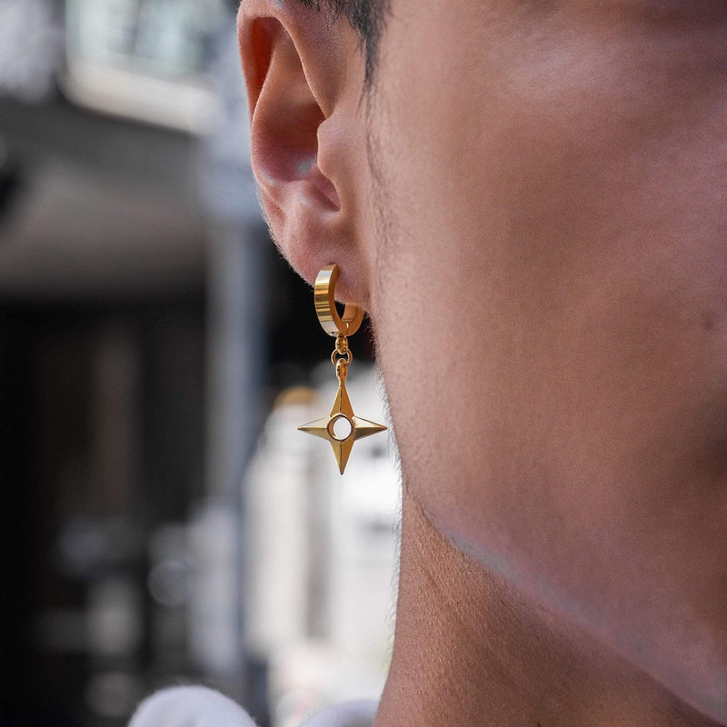 Mister Shuriken Earring - Premium Earrings - Just $59.75! Shop now at Pulse Designer Fashion