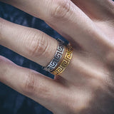 Mister Greek Cut Out Ring - Premium Rings - Just $56.50! Shop now at Pulse Designer Fashion