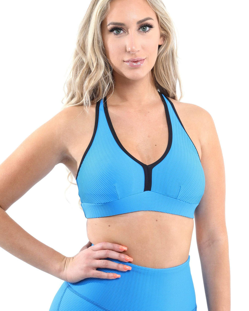 Positano Activewear Set - Leggings & Sports Bra - Aqua - Size Small - Premium Activewear - Just $89.75! Shop now at Pulse Designer Fashion