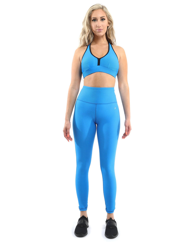 Positano Activewear Set - Leggings & Sports Bra - Aqua - Size Small - Premium Activewear - Just $89.75! Shop now at Pulse Designer Fashion