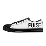 Pulse Rubber Outsoles Low-Top Canvas Shoes - Black - Premium canvas shoes - Just $93.99! Shop now at Pulse Designer Fashion