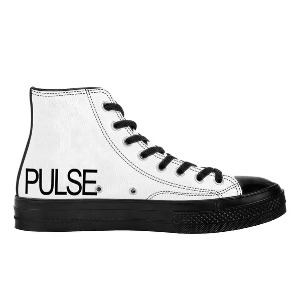 Pulse High Top Canvas Shoes - Black - Premium Canvas Shoes - Just $95.98! Shop now at Pulse Designer Fashion