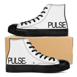 Pulse High Top Canvas Shoes - Black - Premium Canvas Shoes - Just $95.98! Shop now at Pulse Designer Fashion