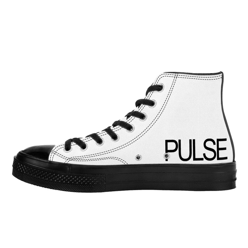 Pulse High Top Canvas Shoes - Black - Premium Canvas Shoes - Just $95.98! Shop now at Pulse Designer Fashion