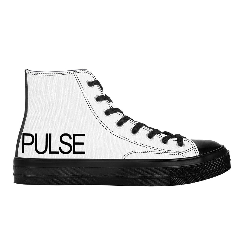 Pulse High Top Canvas Shoes - Black - Premium Canvas Shoes - Just $95.98! Shop now at Pulse Designer Fashion