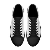 Pulse Rubber Outsoles Low-Top Canvas Shoes - Black - Premium canvas shoes - Just $93.99! Shop now at Pulse Designer Fashion