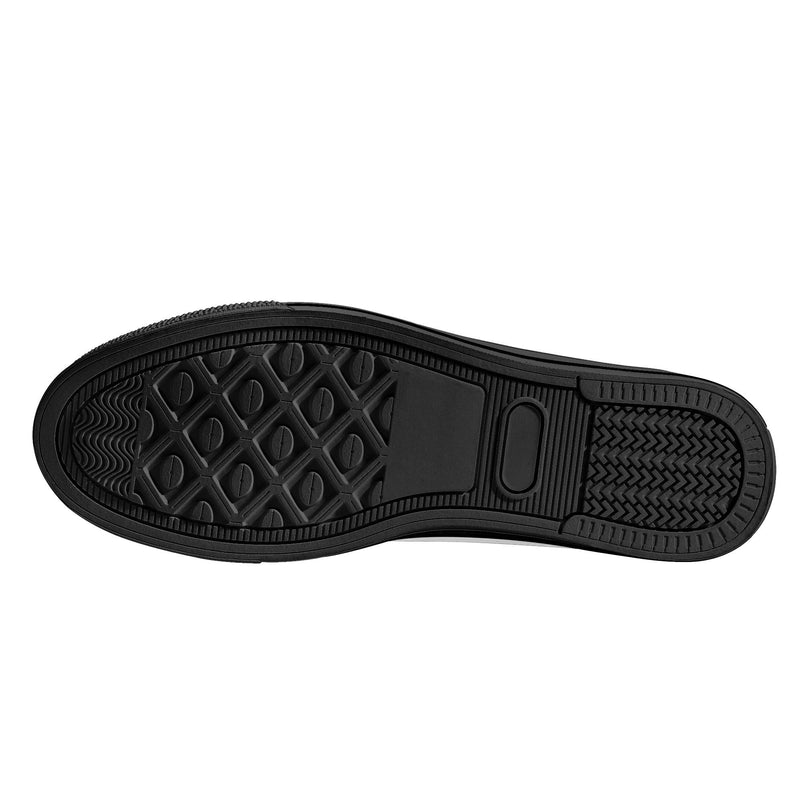 Pulse Rubber Outsoles Low-Top Canvas Shoes - Black - Premium canvas shoes - Just $93.99! Shop now at Pulse Designer Fashion