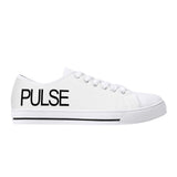 Pulse Rubber Outsoles Low-Top Canvas Shoes - White - Premium canvas shoes - Just $93.99! Shop now at Pulse Designer Fashion