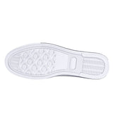 Pulse Rubber Outsoles Low-Top Canvas Shoes - White - Premium canvas shoes - Just $93.99! Shop now at Pulse Designer Fashion